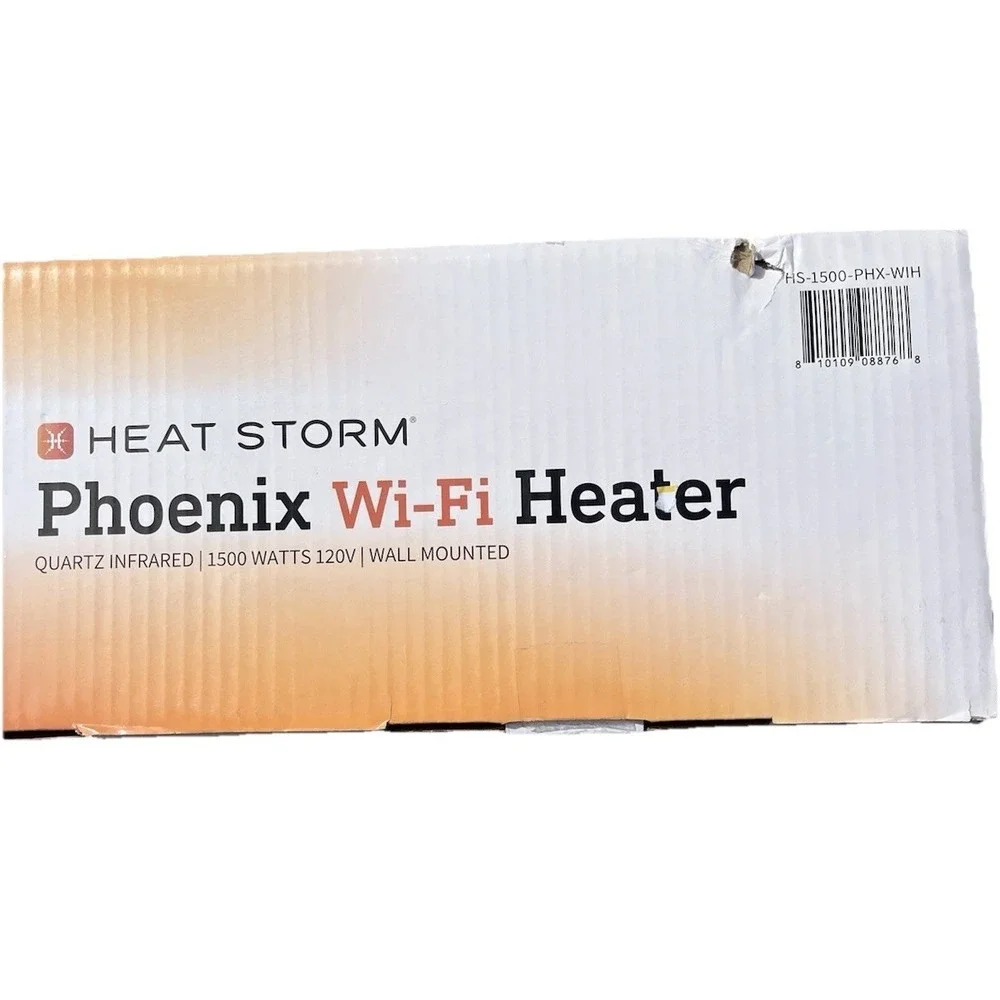 HEAT STORM 1500W Phoenix‎ WiFi Infrared Wall Unit Wi-Fi Smart Heater in White